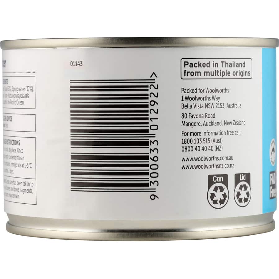 Essentials Tuna Chunks In Springwater Can 425g