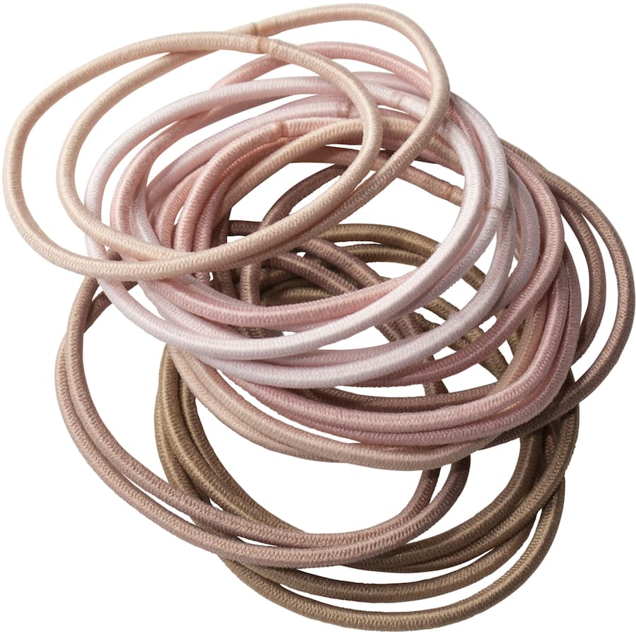 Little Bit Extra Hair Ties Elastic Large Thin Neutral 20pack