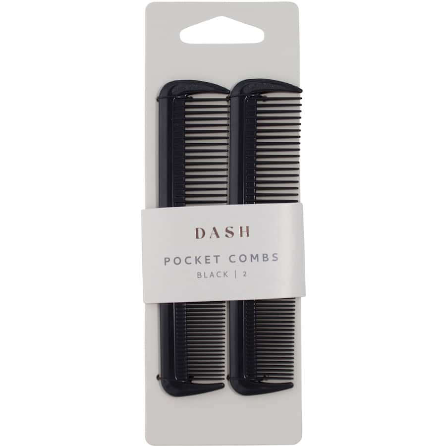 Dash Combs Pocket Black 2pack