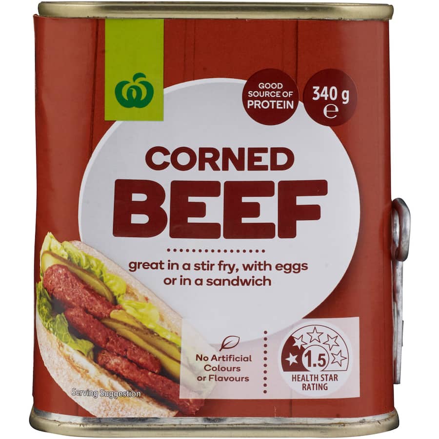 Woolworths Corned Beef 340g