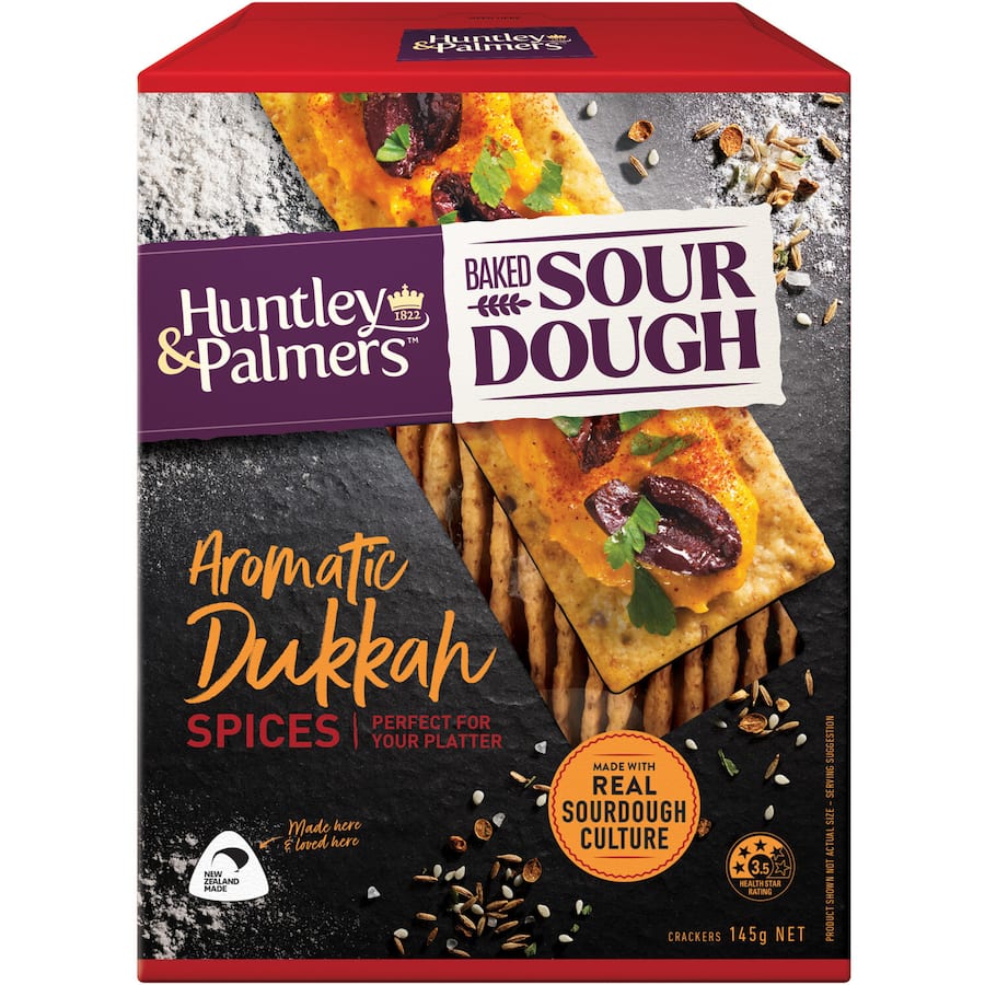 Huntley & Palmers Crackers Sourdough Dukkah 145g