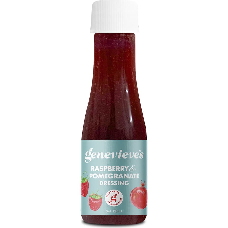 Genevieves Salad Dressing Raspberry & Pomegranate 125mL