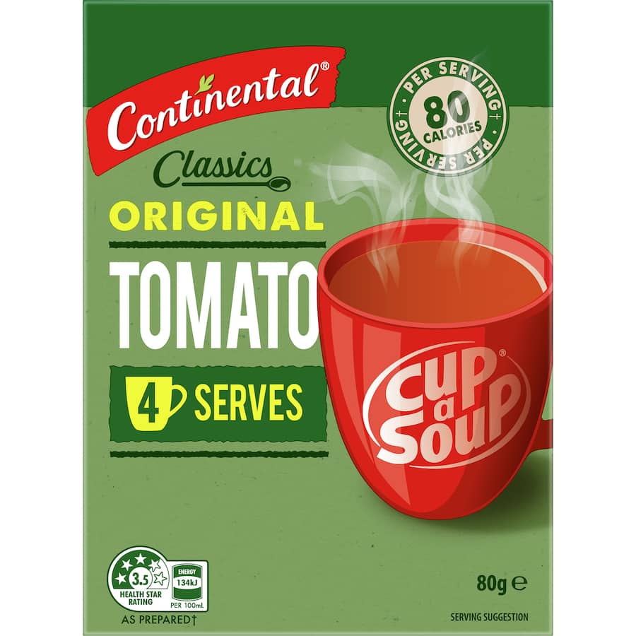 Continental Classics Cup A Soup Original Tomato Pack 80g