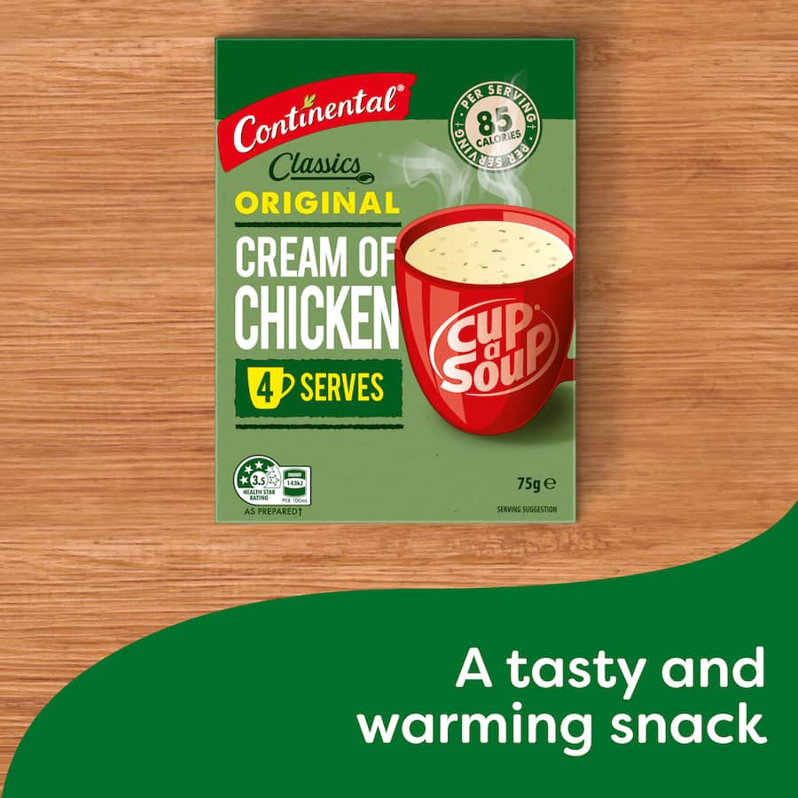 Continental Classics Cup A Soup Original Cream Of Chicken Pack 75g