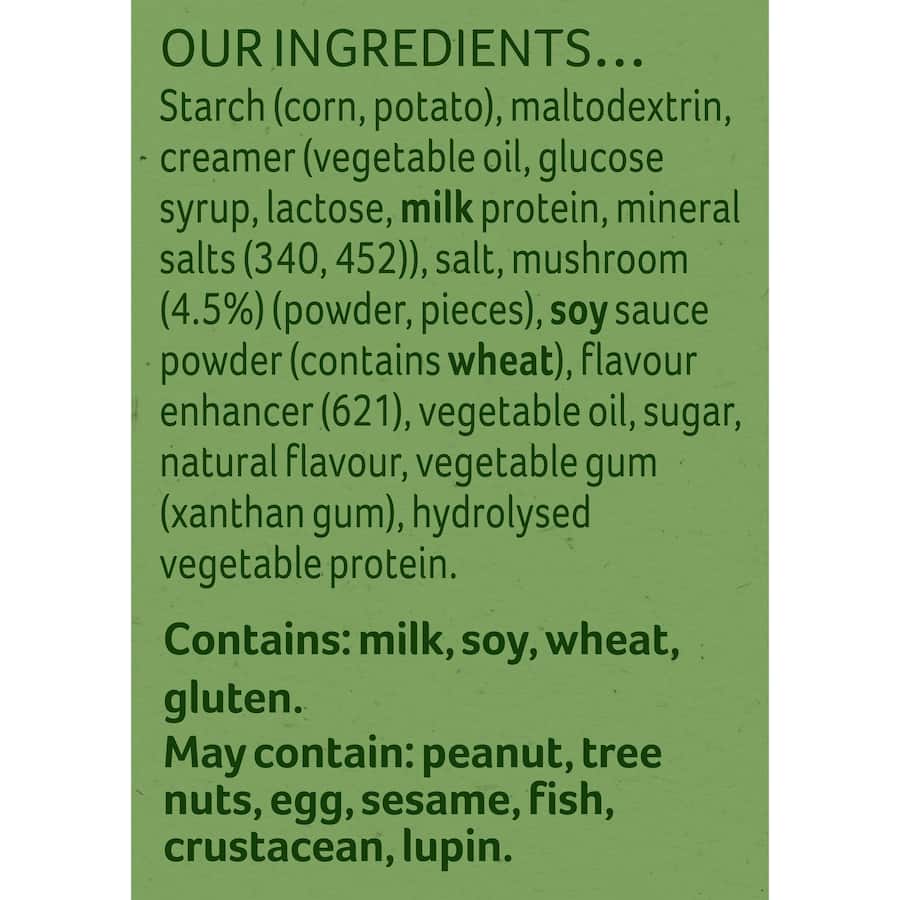 Continental Classics Cup A Soup Original Cream Of Mushroom Soup Pack 70g