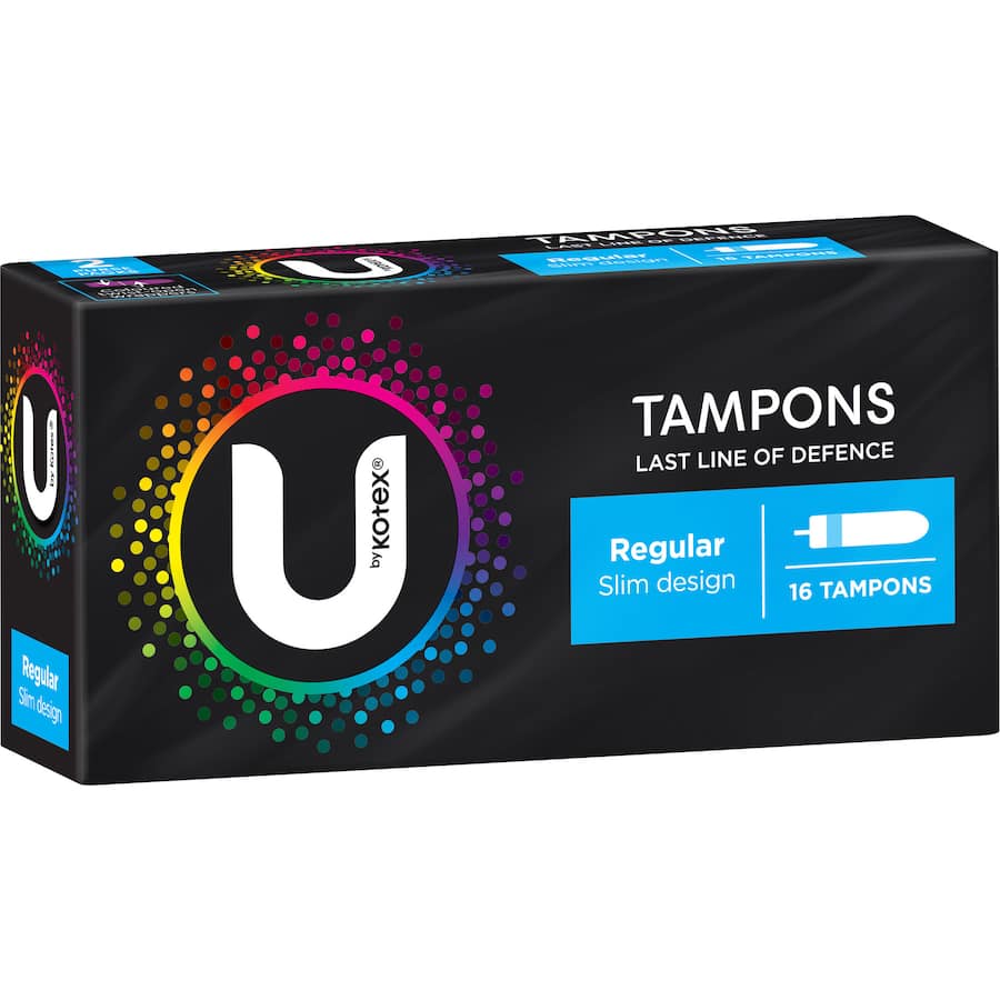 U By Kotex Tampons Regular 16pack