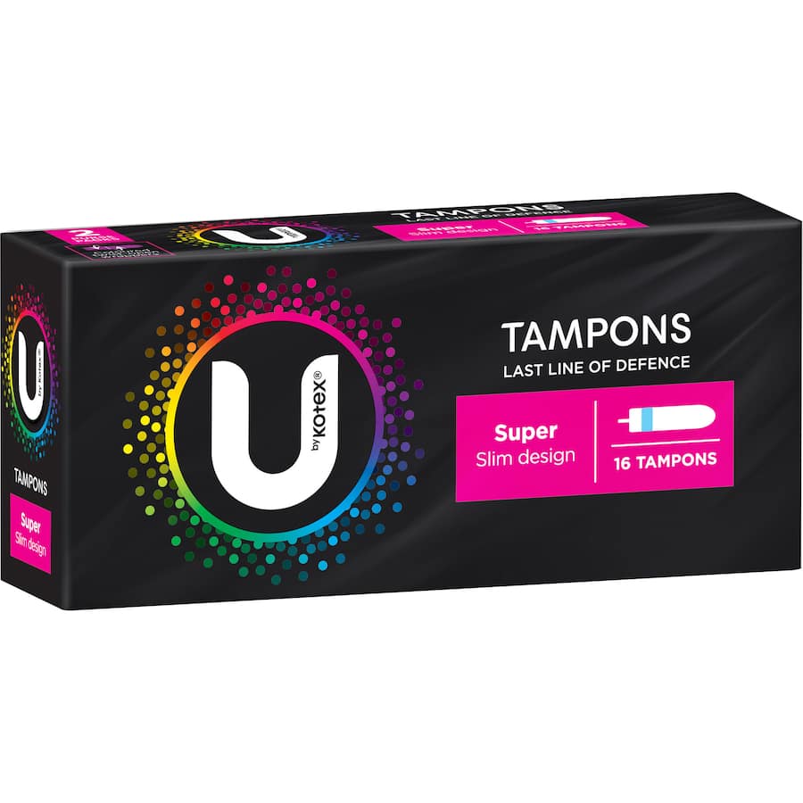U By Kotex Tampons Super 16pack