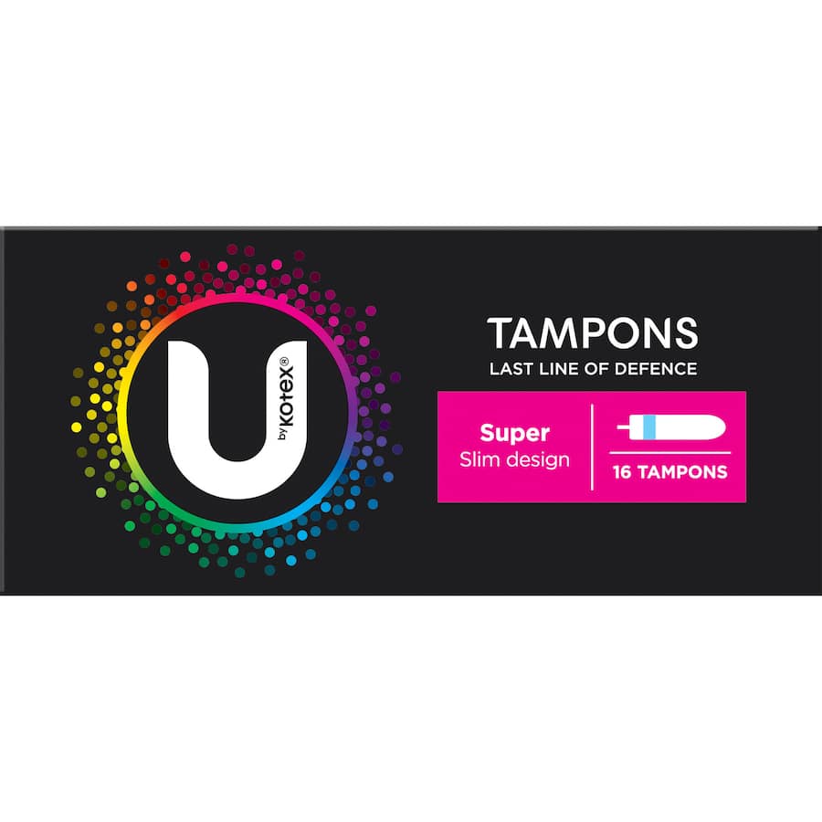U By Kotex Tampons Super 16pack