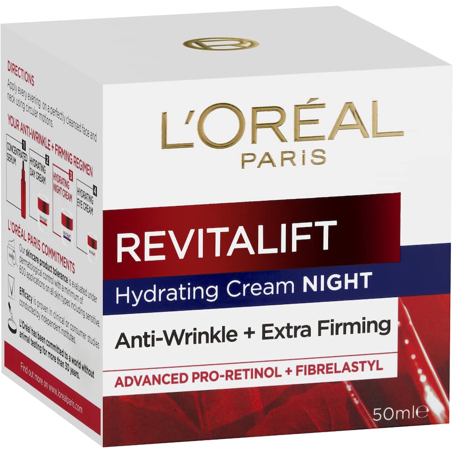 L'oreal Paris Revitalift Night Cream Anti Wrinkle Extra Firming 50mL