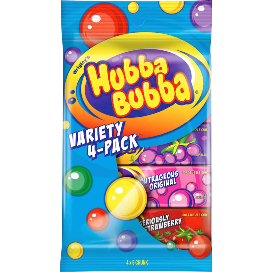 Hubba Bubba Bubble Gum Variety 4pack