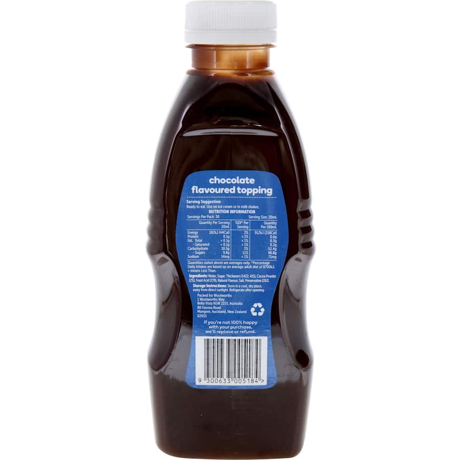Essentials Topping Chocolate Flavoured Bottle 600mL