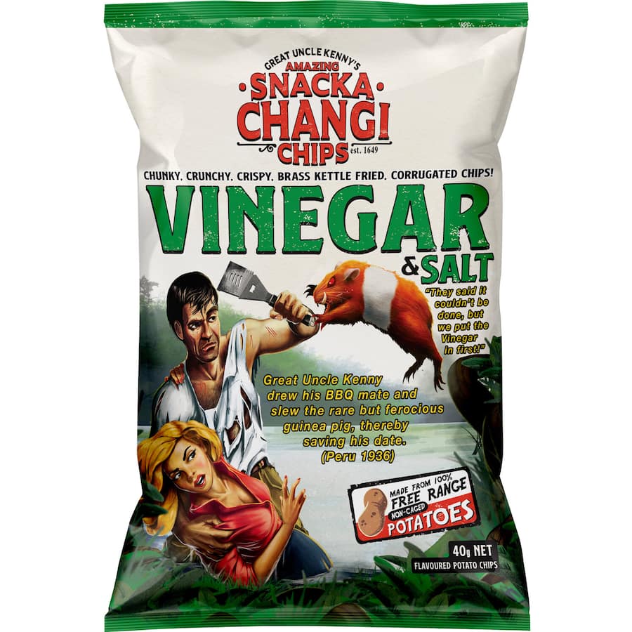 Snacka Changi Chips Vinegar & Salt 40g