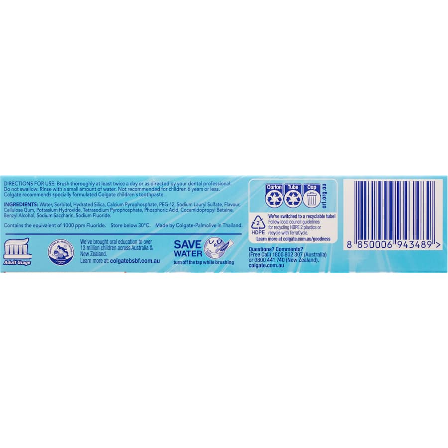 Colgate Advanced Whitening Toothpaste With Micro-cleansing Crystals 115g