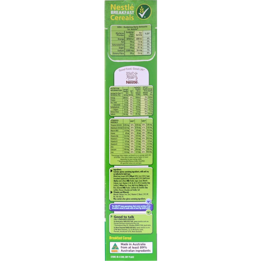 Nestlé Milo Cereal Box 350g
