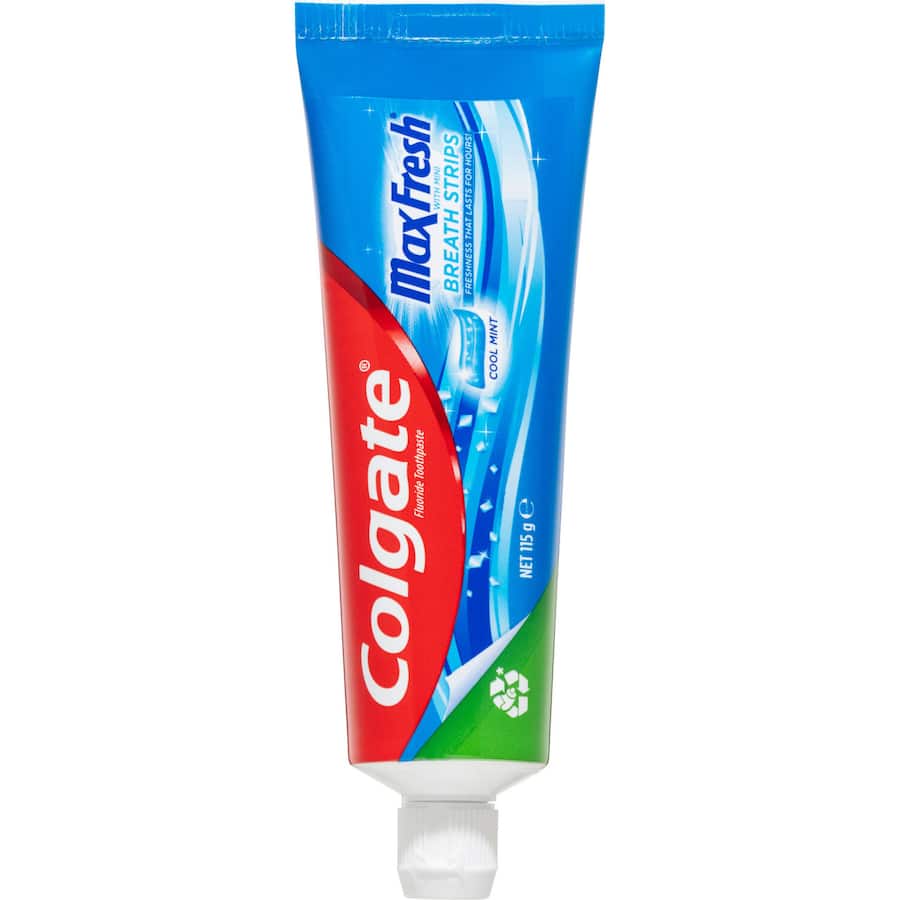 Colgate Max Fresh Toothpaste With Mini Breath Strips 115g