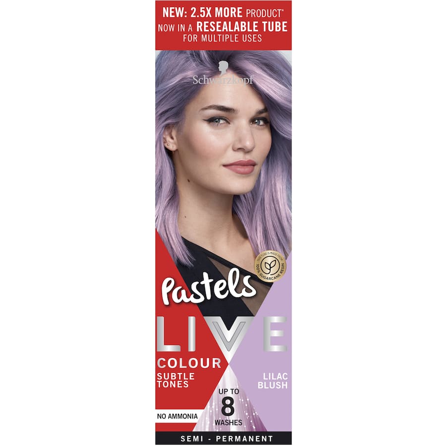 Live Colour Pastels Hair Colour Lilac Blush 75mL