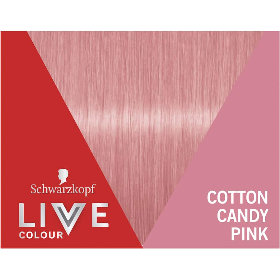 Live Colour Pastels Hair Colour Cotton Candy Pink 75mL