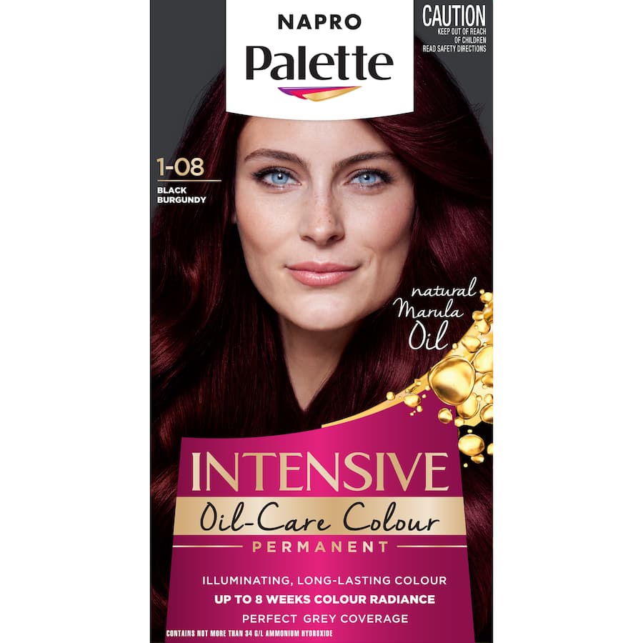 Napro Palette Hair Colour Burgundy Black 1-08 1pack