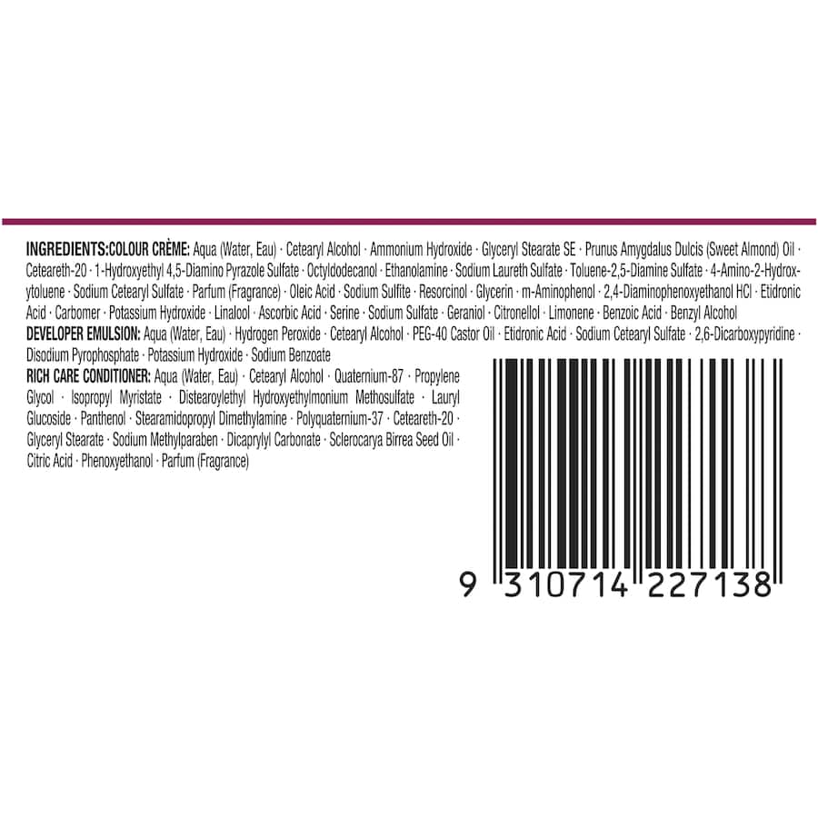 Napro Palette Hair Colour Burgundy Black 1-08 1pack