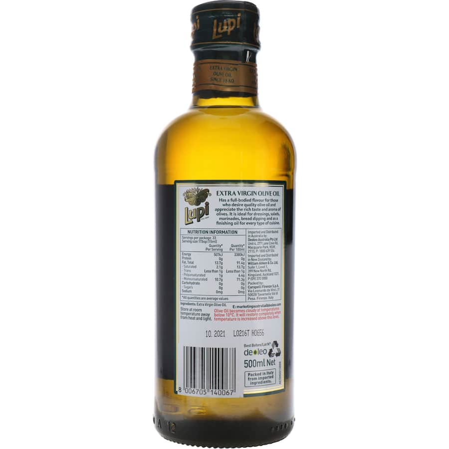 Lupi Olive Oil Extra Virgin 500mL