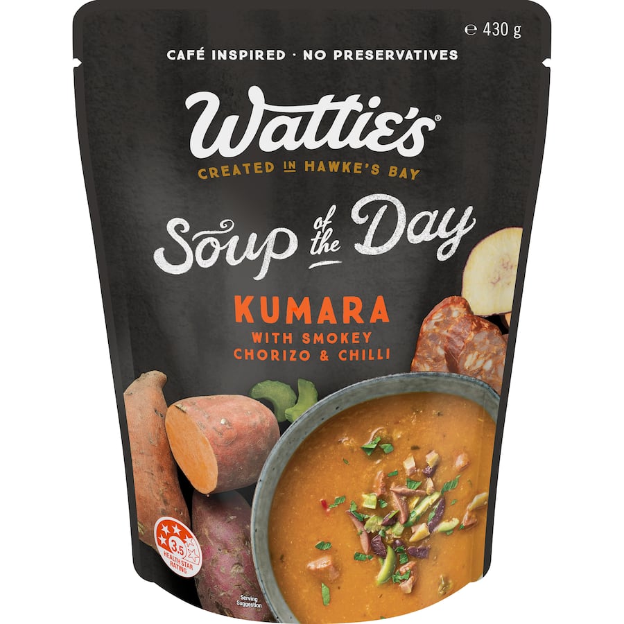 Wattie's Soup Of The Day Soup Sweet Potato & Chorizo Pouch 430g