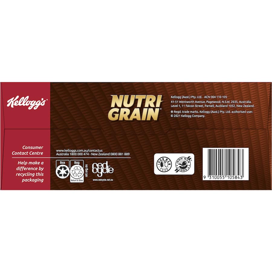 Kellogg's Nutrigrain Cereal Protein Fibre Multigrain 765g