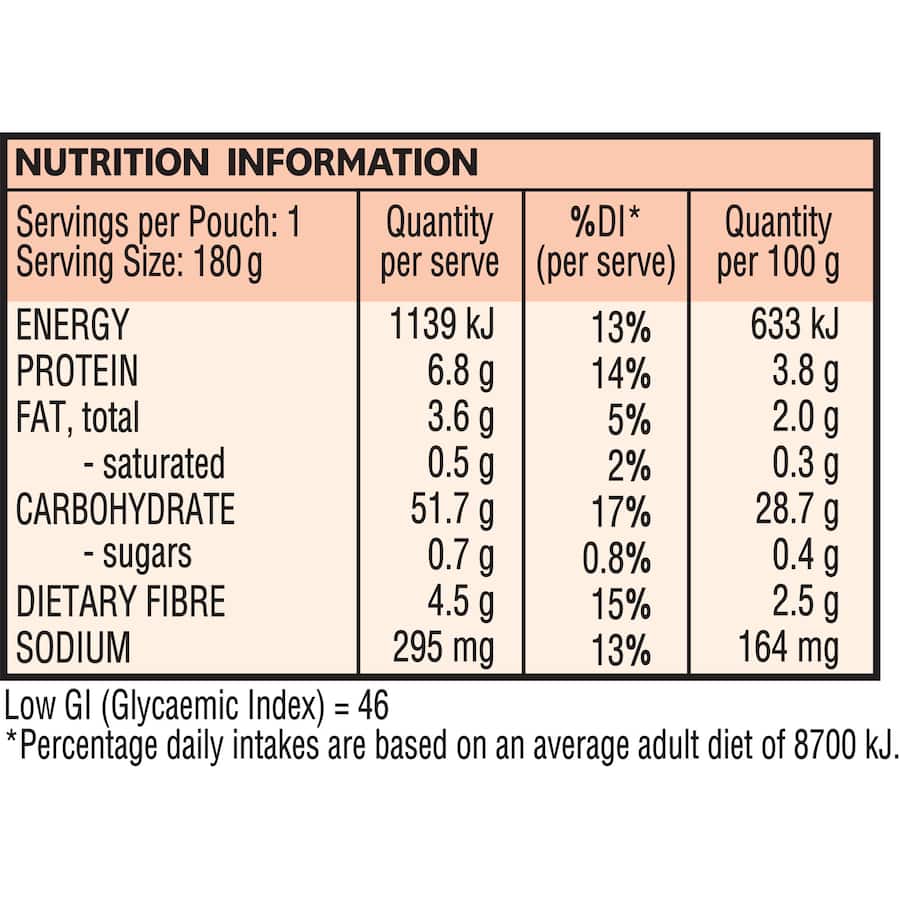 Bens Original Protein+ Microwave Rice Lentils,turmeric & Brown Rice Pouch 180g