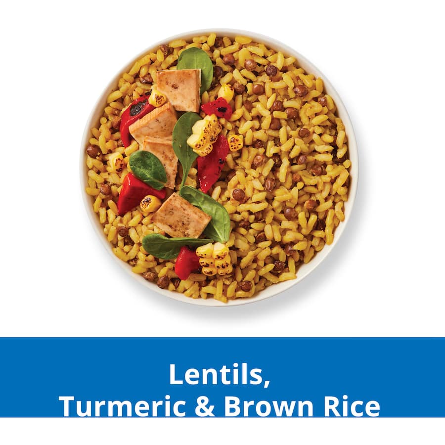 Bens Original Protein+ Microwave Rice Lentils,turmeric & Brown Rice Pouch 180g