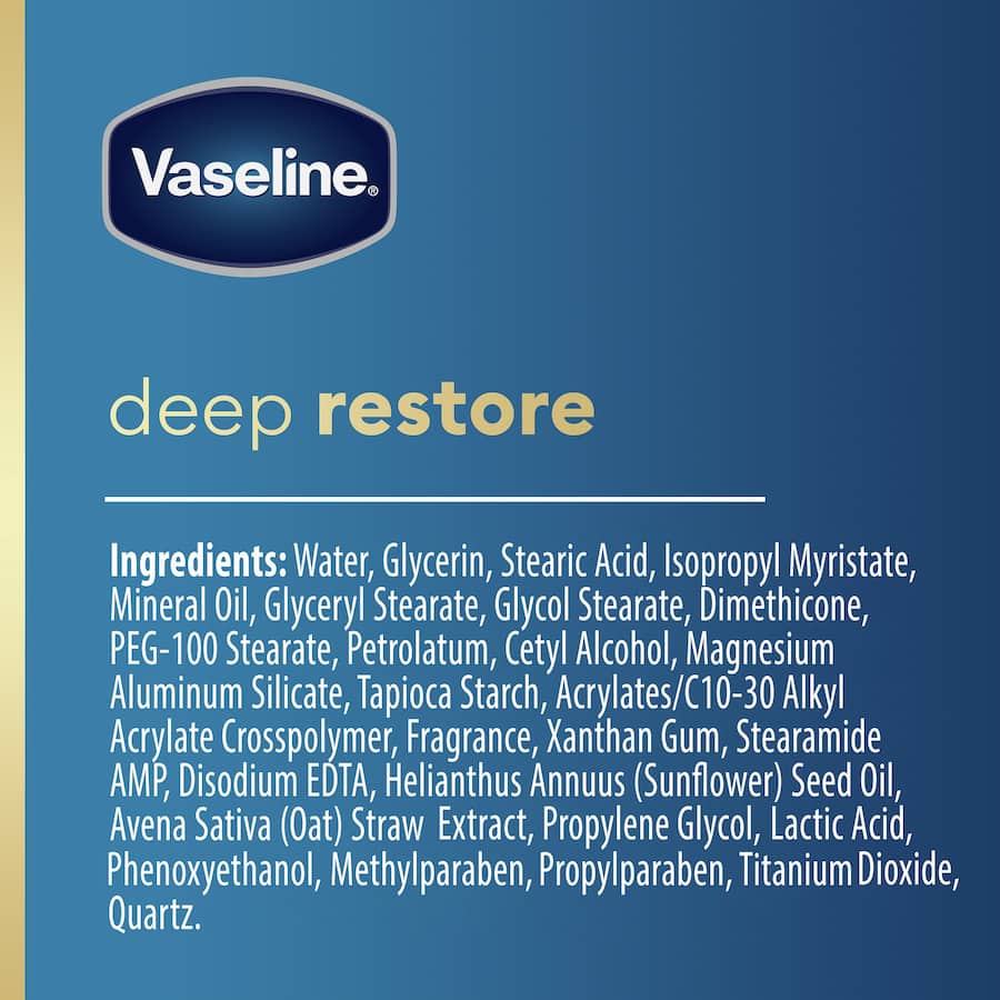 Vaseline Intensive Care Body Lotion Dry Skin Pump 750mL