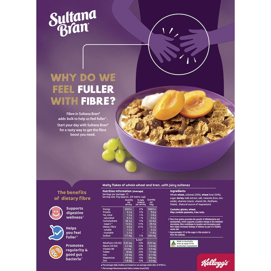 Kellogg's Sultana Bran Cereal Original 700g