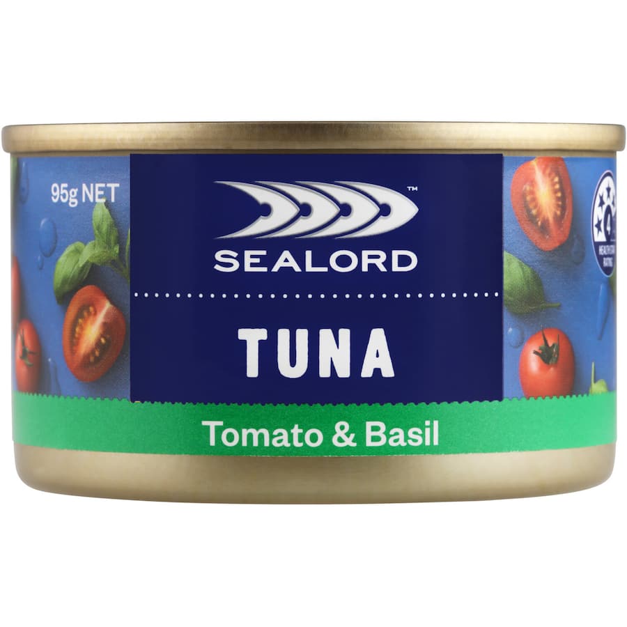 Sealord Sensations Tuna Tomato & Basil Tear tab can 95g