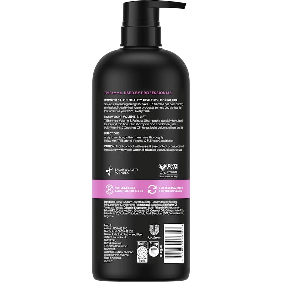 Tresemme Shampoo Volume & Fullness 940mL