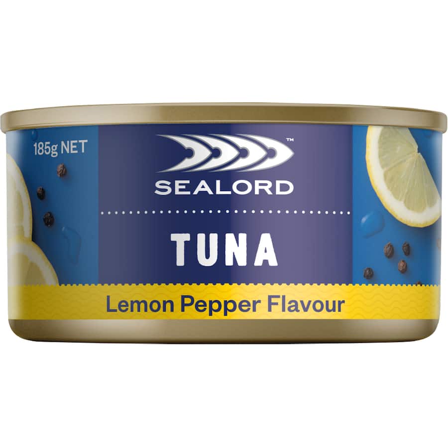 Sealord Sensations Tuna Lemon Pepper Can 185g