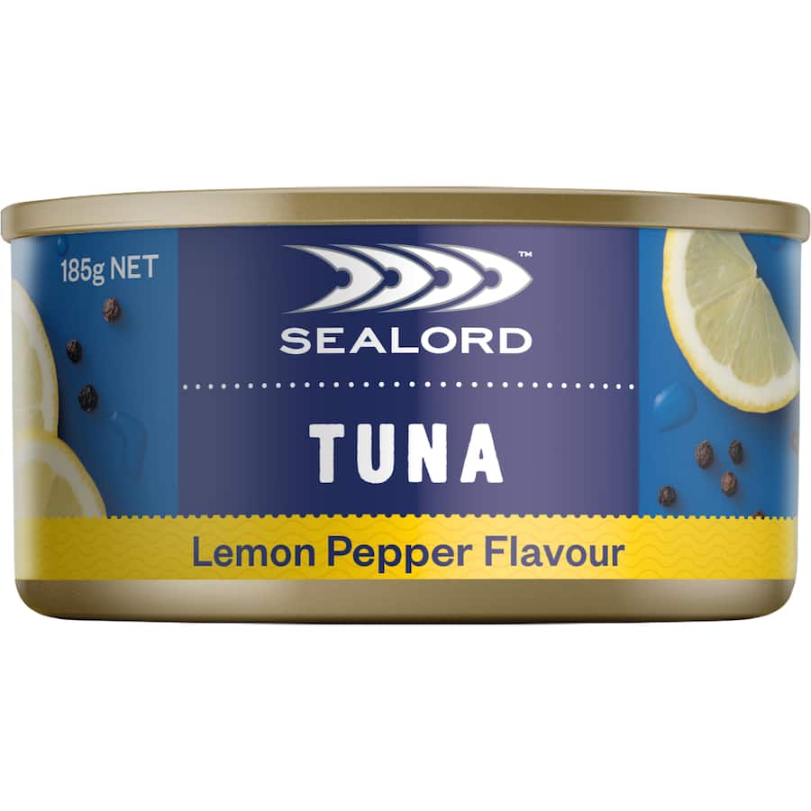 Sealord Sensations Tuna Lemon Pepper Can 185g