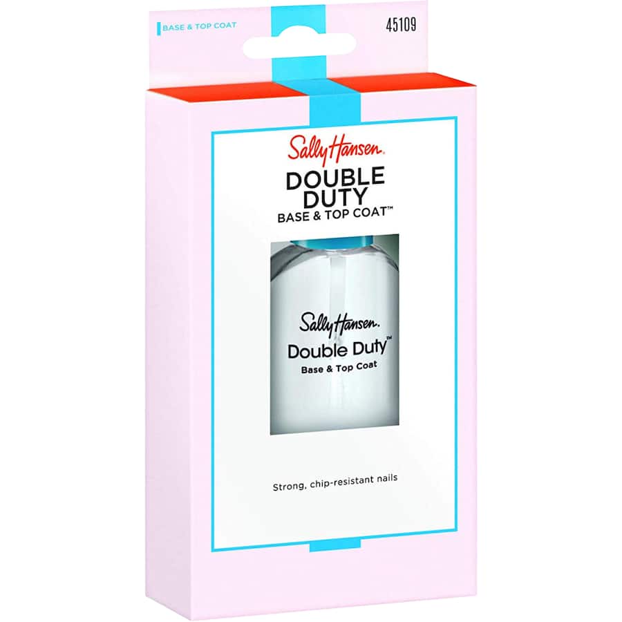 Sally Hansen Nail Care Double Duty Base & Top Coat Each 13.3mL