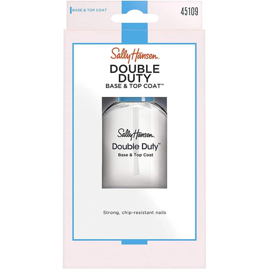 Sally Hansen Nail Care Double Duty Base & Top Coat Each 13.3mL