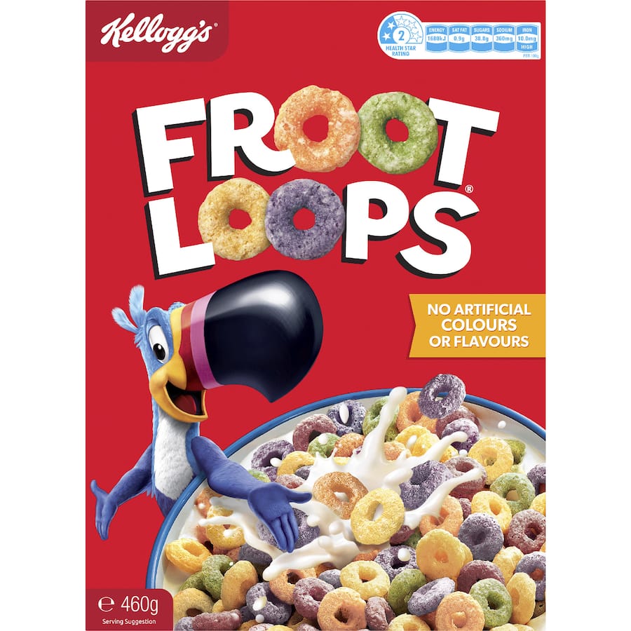 Kellogg's Froot Loops Cereal 460g