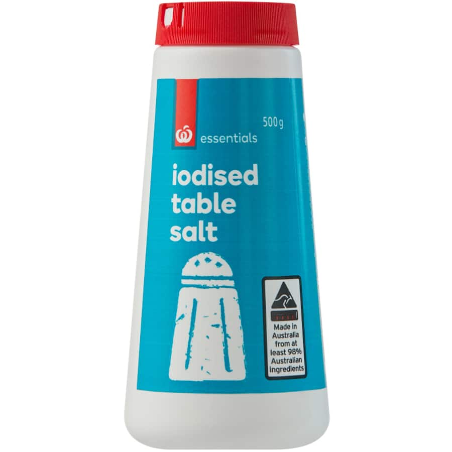 Essentials Salt Iodised Drum 500g