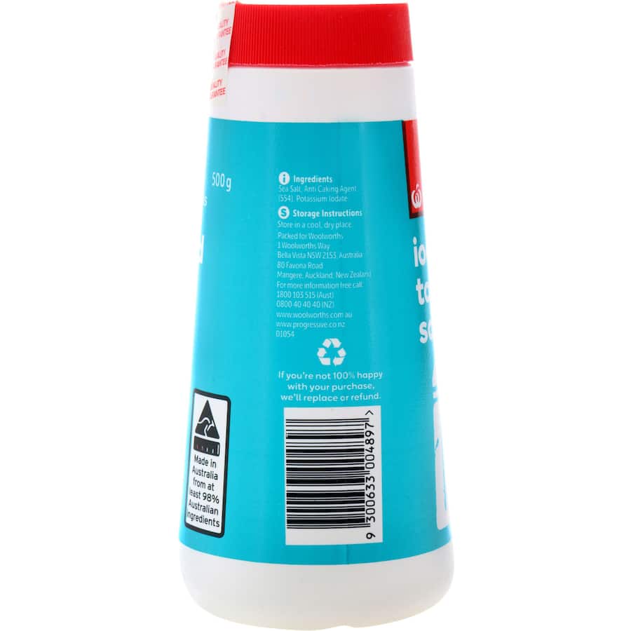 Essentials Salt Iodised Drum 500g