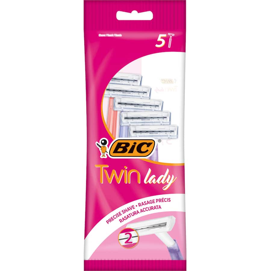 Bic Disposable Razors Lady Twin 5pack