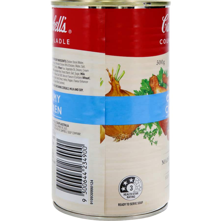 Campbell's Country Ladle Soup Creamy Chicken Canned 500g