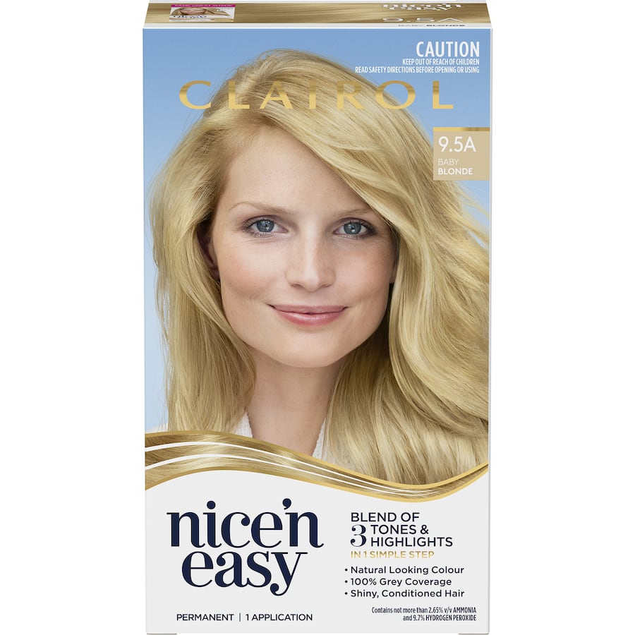 Clairol Nice N Easy Hair Colour Baby Blonde 9.5a 1pack