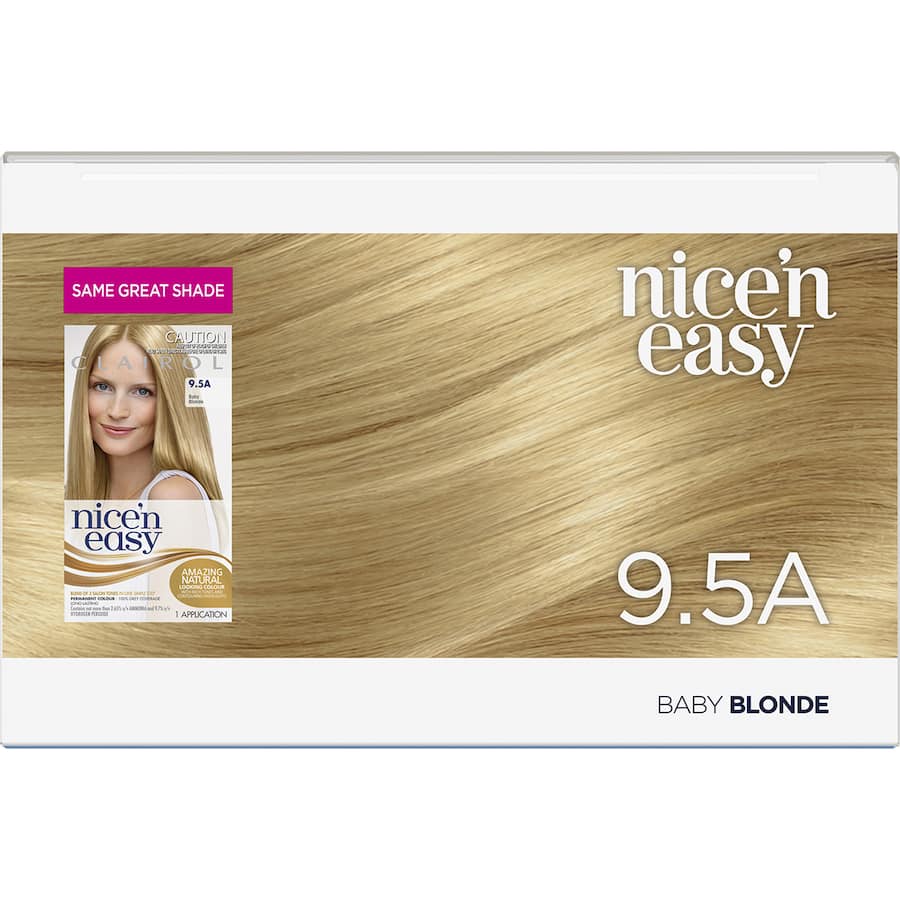 Clairol Nice N Easy Hair Colour Baby Blonde 9.5a 1pack