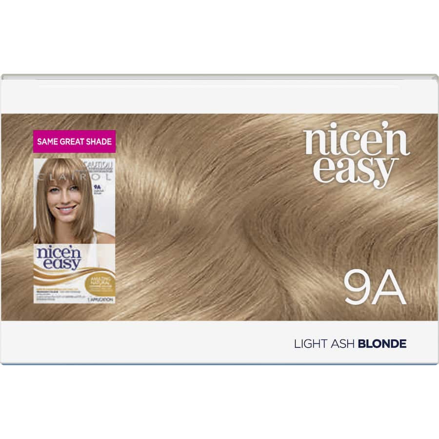 Clairol Nice N Easy Hair Colour Light Ash Blonde 9a 1pack