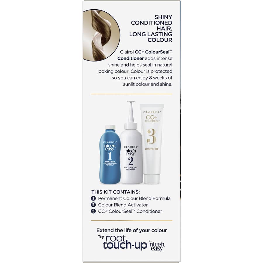 Clairol Nice N Easy Hair Colour Light Brown 6 1pack