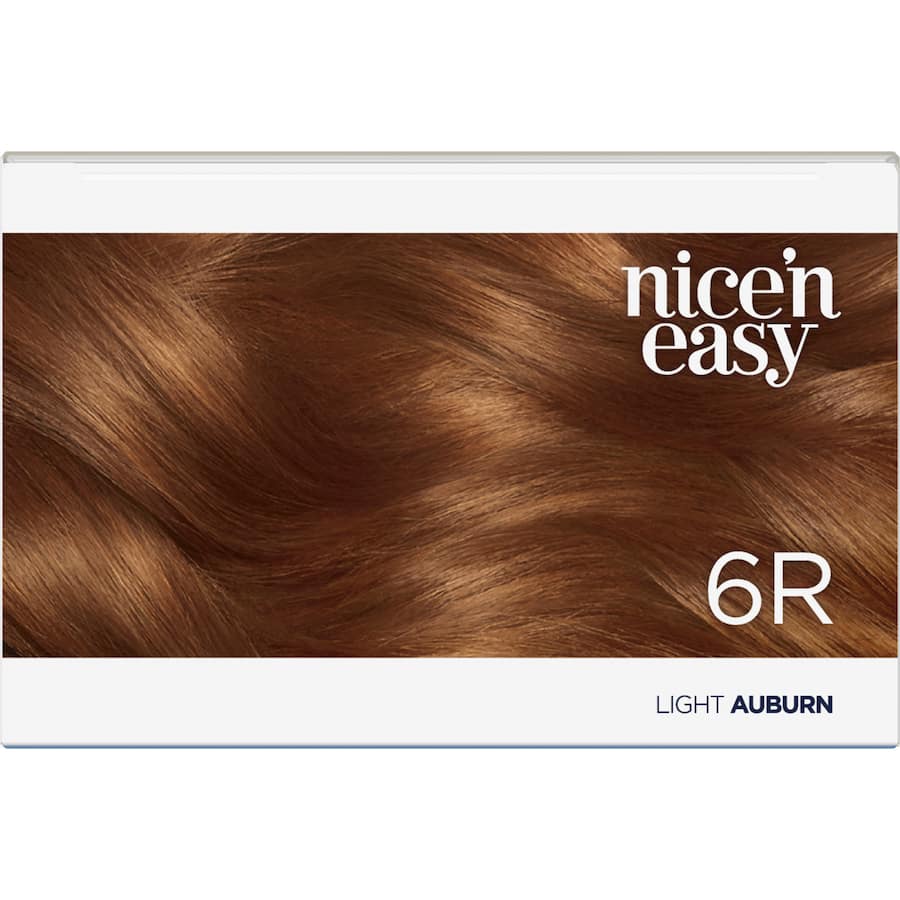 Clairol Nice N Easy Hair Colour Light Auburn 6r 1pack