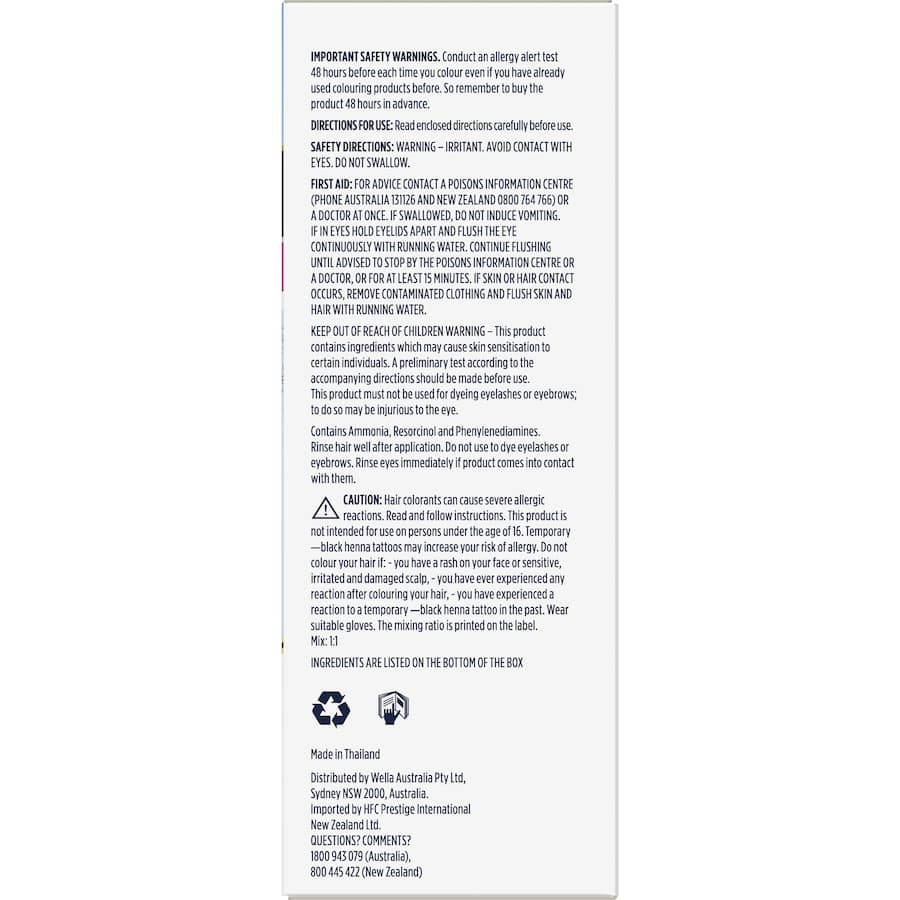 Clairol Nice N Easy Hair Colour Darkest Brown 3.5 1pack