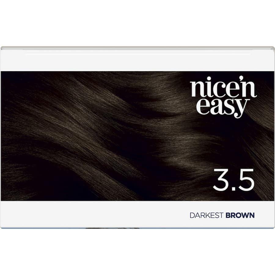 Clairol Nice N Easy Hair Colour Darkest Brown 3.5 1pack