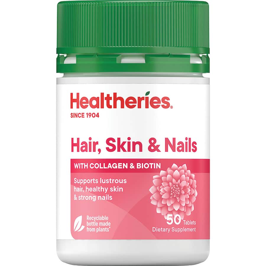 Healtheries Hair Skin & Nails Vitamins 50ea