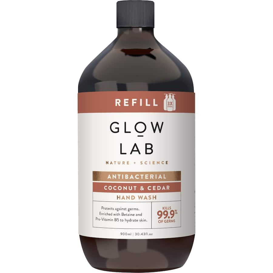 Glow Lab Hand Wash Refill Coconut Cedar 900mL